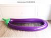 Large Purple Inflatable Eggplant Float with Net Lounger