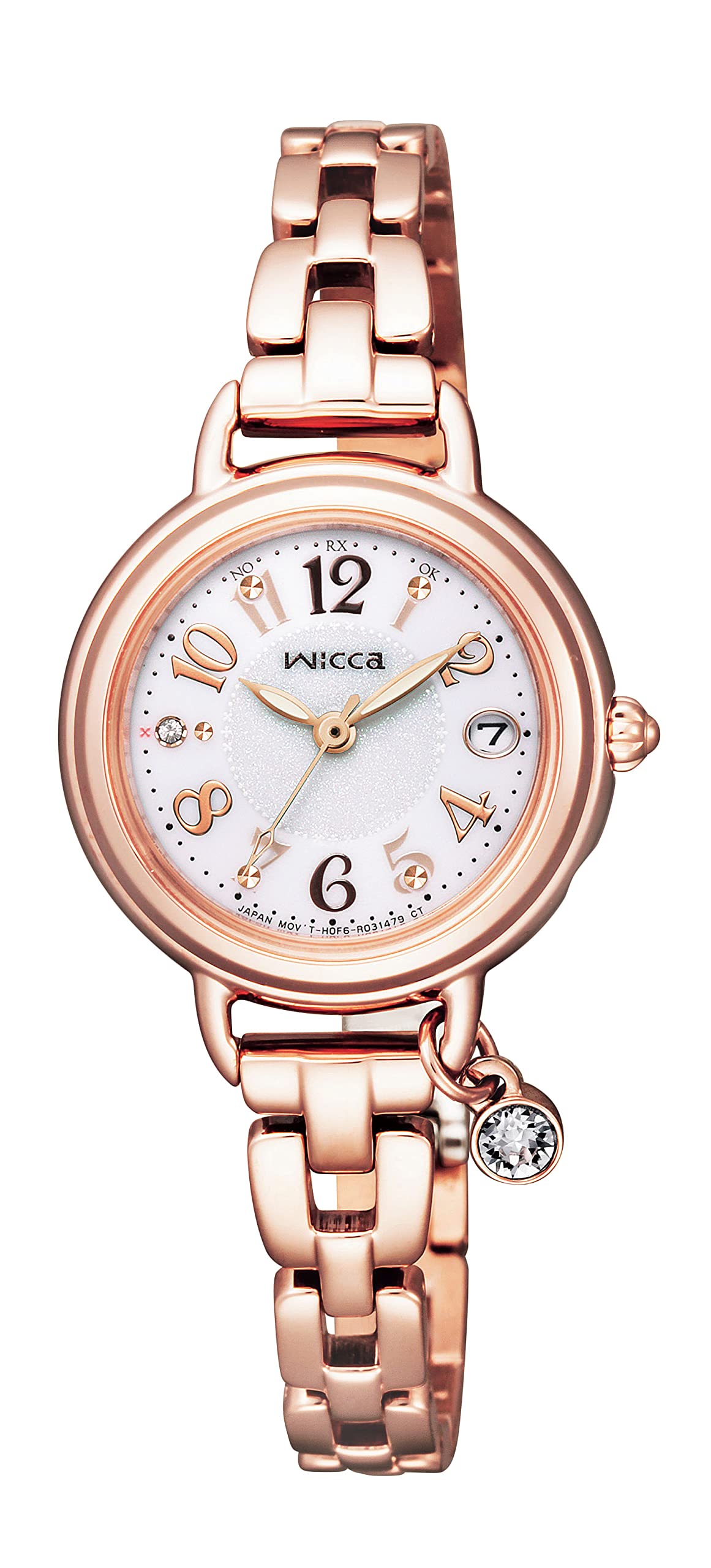 

Жіночий годинник Citizen Wicca Solar Tech Radio Bracelet Line Рожевий KL0-561-17