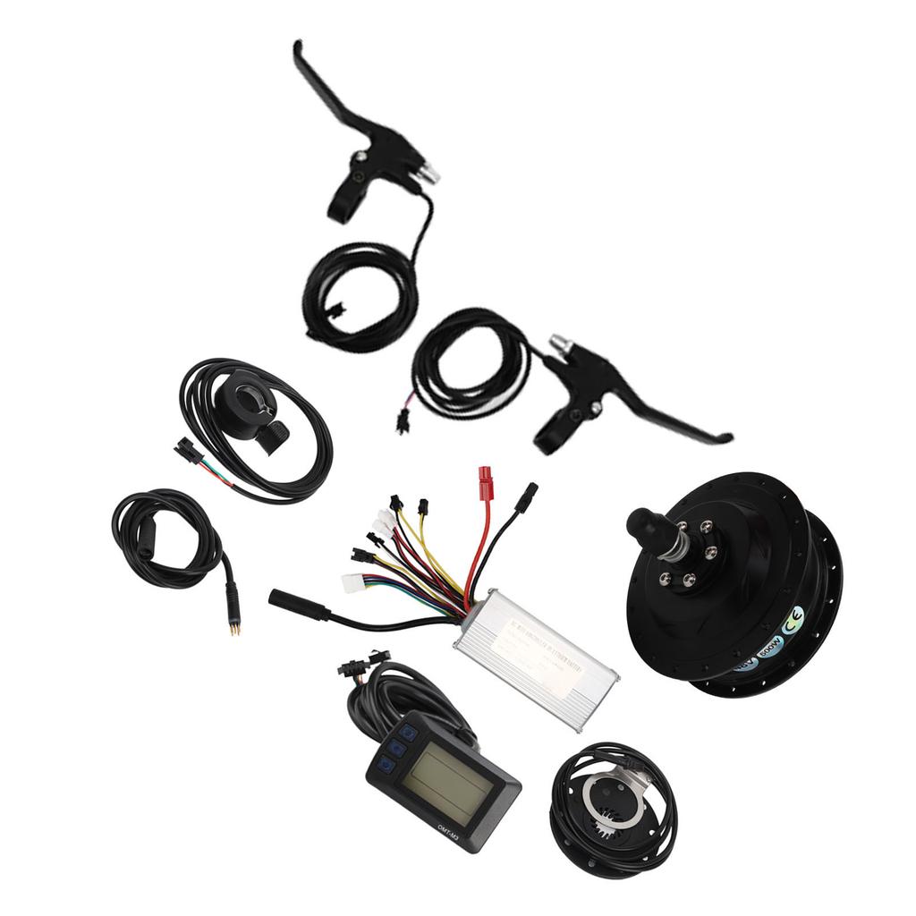 Electric Bike Conversion Kit 48V 500W Rear Drive Hub Motor M3 Display Meter Wheel Kit for Mountain Bikes