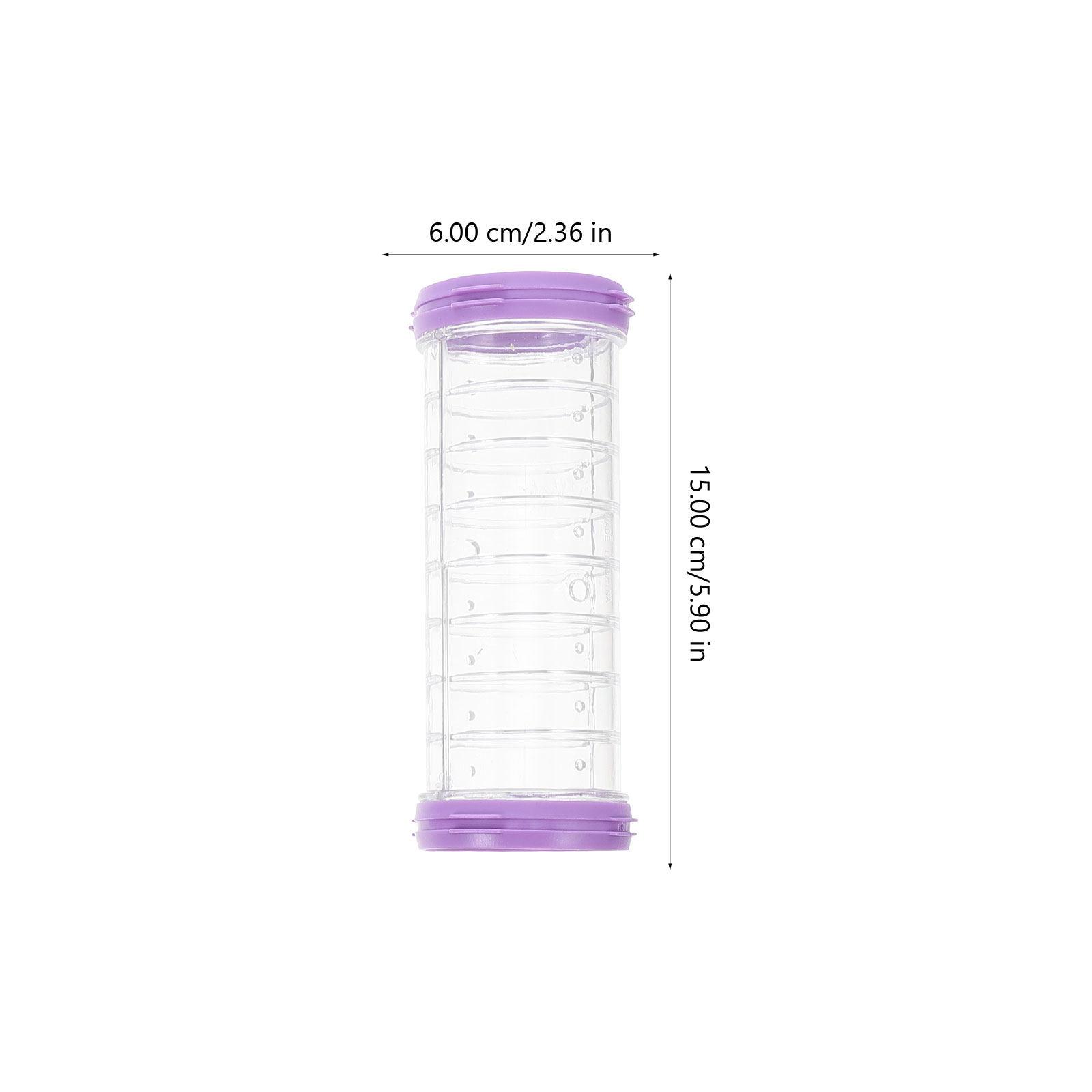 1Set Thickened Hamster Maze Tube Tunnel Mouth Reinforcement Small Animal Cage Expansion Hamster Cage Accessories DIY Maze фиолетовый