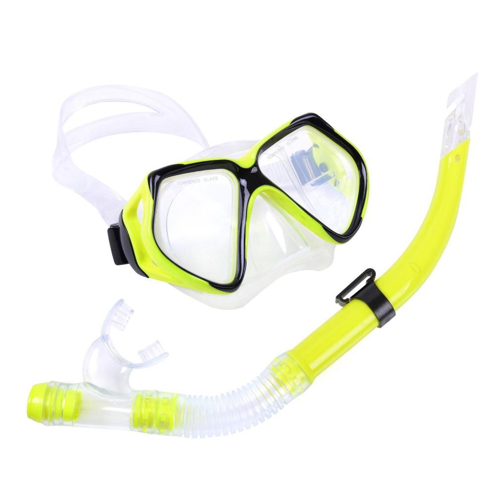 

diving goggles + semi-dry breathing tube One size
