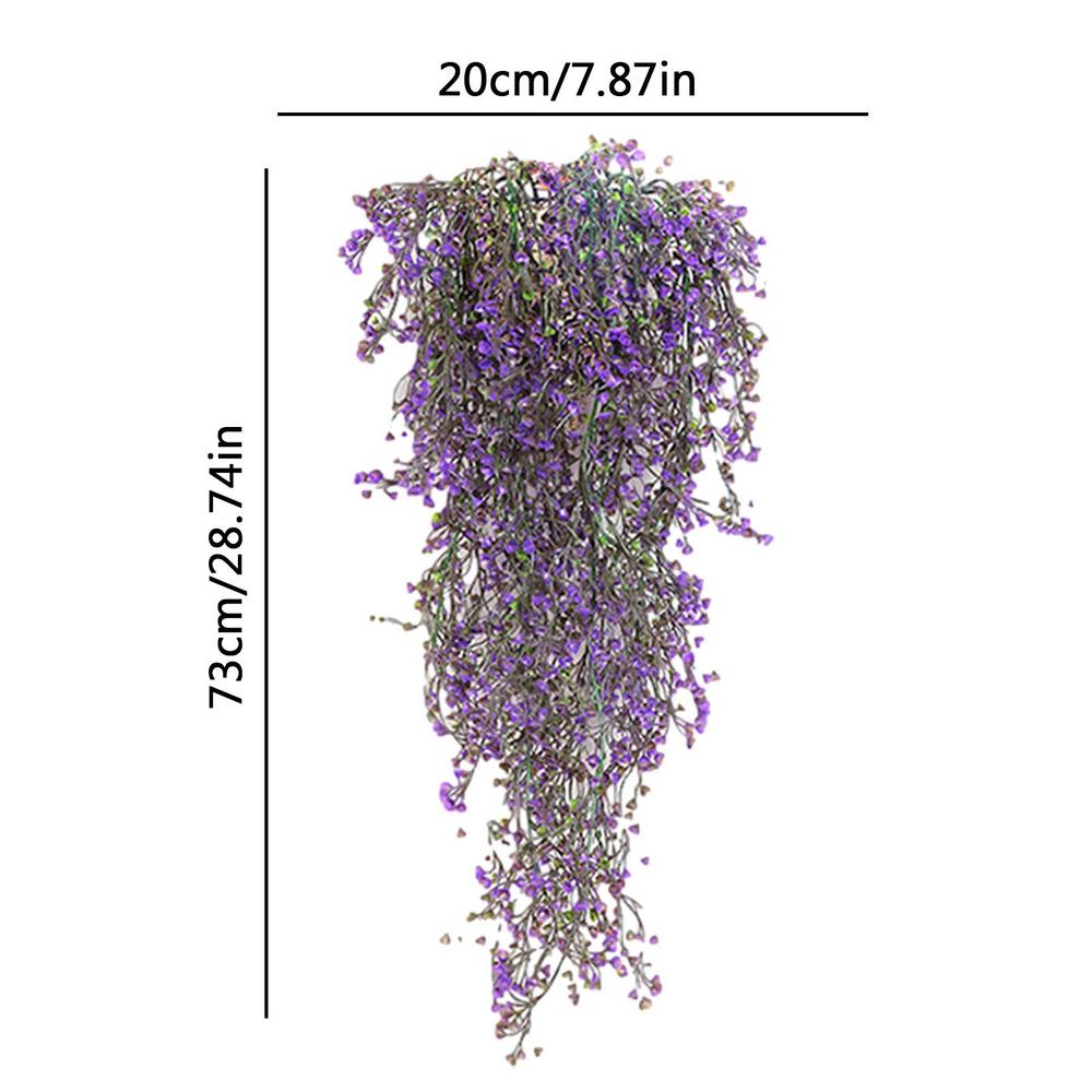 73/110cm Artificial Plant Rattan Golden Bell Willow Shooting Wedding Home Bar Wall Hanging Decoration Flower Plastic Flower