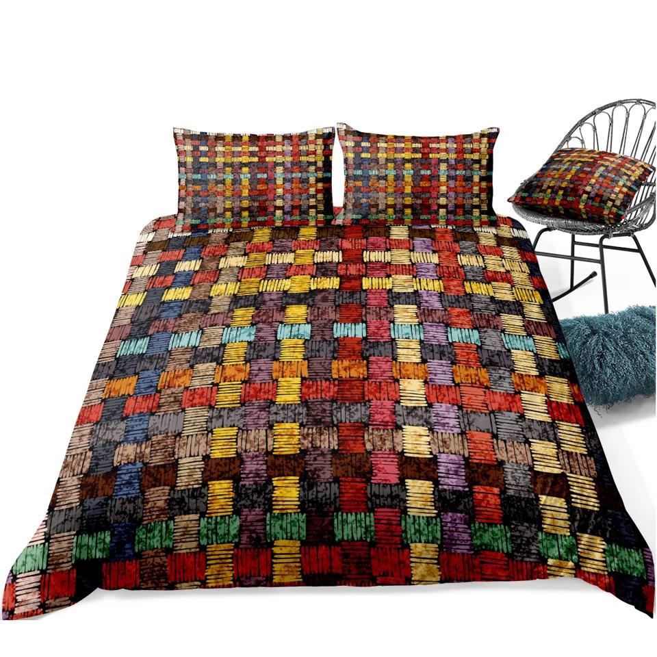 African Print Bedding Sets Bed Sets Duvet Cover Set Pillow Covers Luxury Bohemia Decoration Textile Bohemian Style NO Bed Sheet