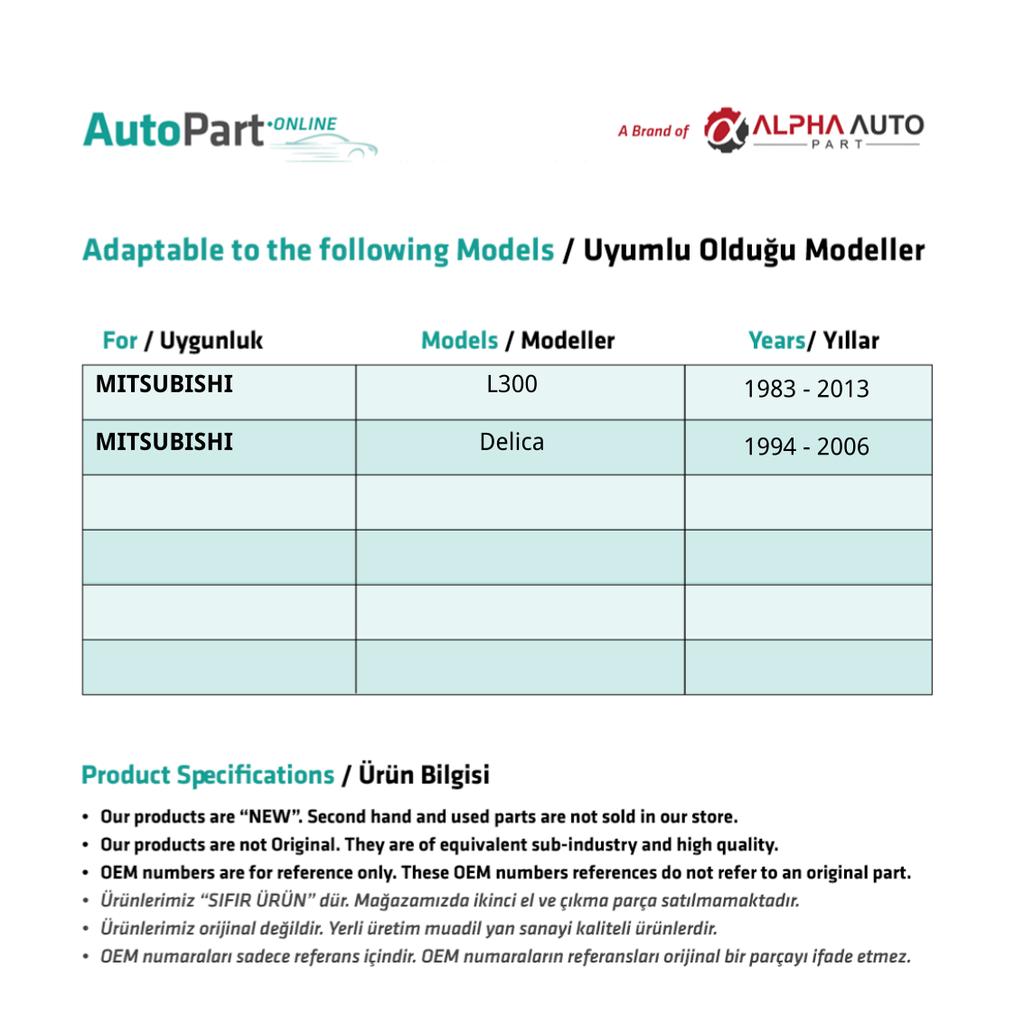 Kupplungs-Brems Pedal Gummi für Mitsubishi L300, Delica