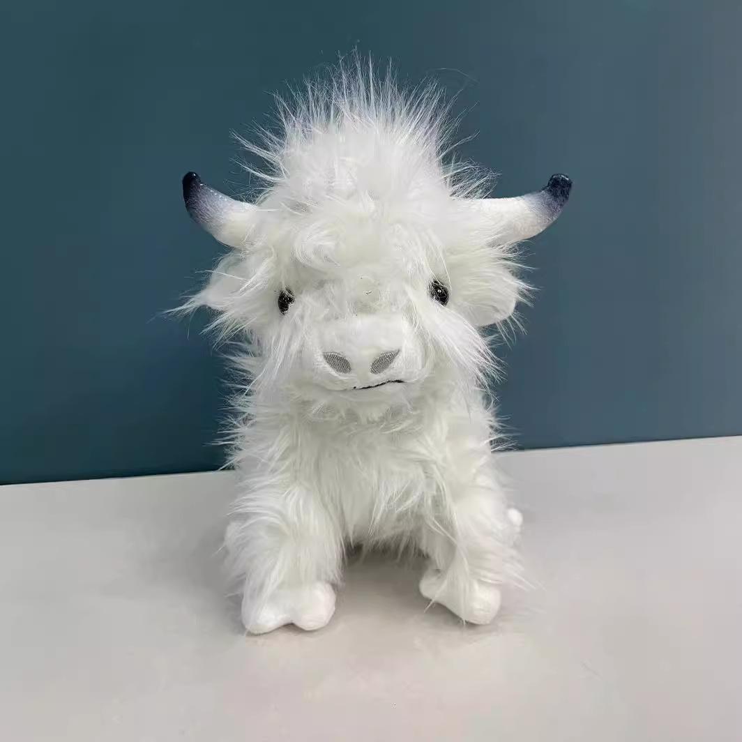 

Мягкая игрушка Highland Cattle - Детская кукла Длинношерстный Як 25cm, 170g, Bare