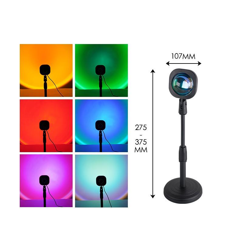 Sunset Projection Atmosphere Lamp – Twilight Live Fill & Night Light