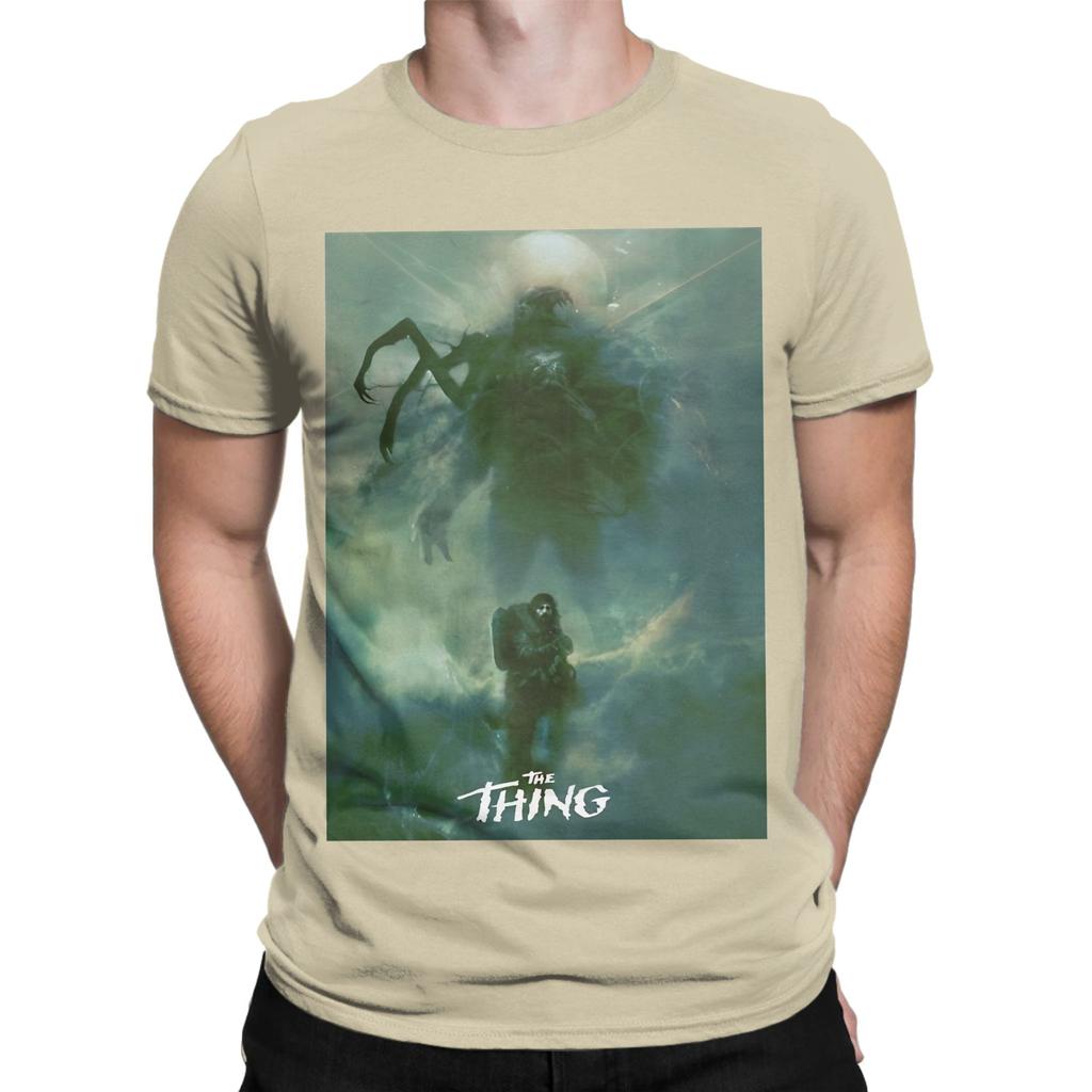 The Thing Poster Green Funny 100 Cotton Tshirt The Thing Tops Tees For Unisex