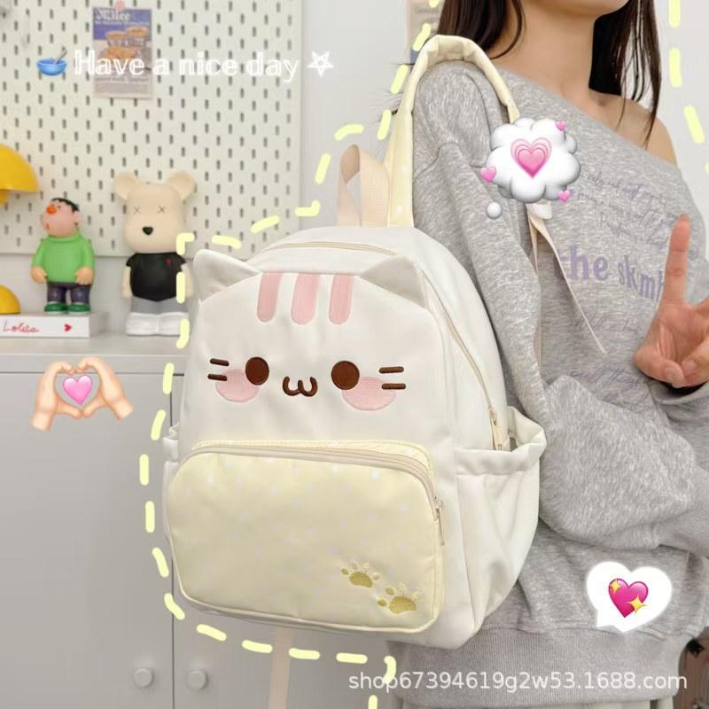 Schoolbag college style student hello kt hello kitty cartoon backpack girls backpack hellokitty schoolbag