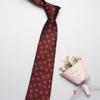 Business Dress Suit Tie Men'S Polyester Red Wedding Tie