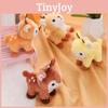 Sika Cute Cartoon Deer Mini Plush Toy Pendant For Gift And Bag Decoration