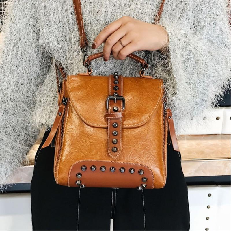 emery faux leather backpack