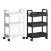 Household Multi-layer Small Cart Storage Rack Floor To Floor Kitchen Bedroom Bathroom Storage Rack With Wheels Rolling Cart