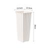 Black White Flower Vase Plastic Nordic Style Decorative Vase Vertical Stripes Design Desktop Decor Ornament Flower Arrangement