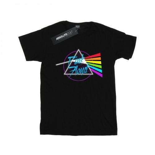 Pink Floyd Womens/Ladies Neon Darkside Cotton Boyfriend T-Shirt