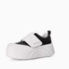 Thick-soled casual board shoes women's muffin heightening versatile sports soft-soled white shoes