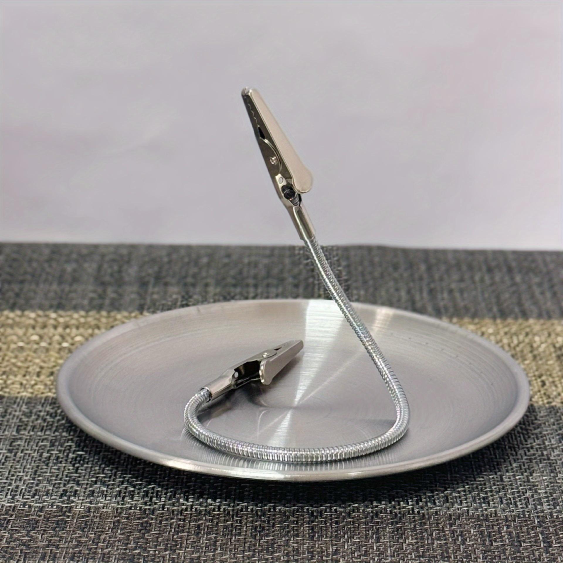 

Crocodile Incense Burner Clips - Flexible Double-Headed, Multi-Functional for Notes, Photos, Price Tags, Desktop Organizer, No Electricity 1pc 18cmClip+1pc disc