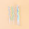 New Color Curved Birthday Candles Creative Romantic Birthday Party Multicolor Spiral Twisted Candles