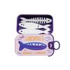 1Pc/set 3D Printed Necklace and Earring Storage Box Multi Functional Fish Bone Jewelry Box  Gift Box