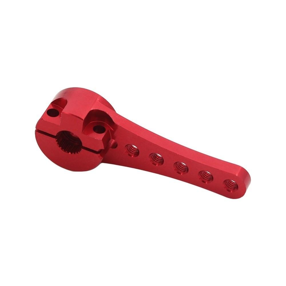 5 Hole Designed Steering Servo Arm Aluminum  Alloy Servo Swing Arm Metal Servo Horn  for RC Crawler
