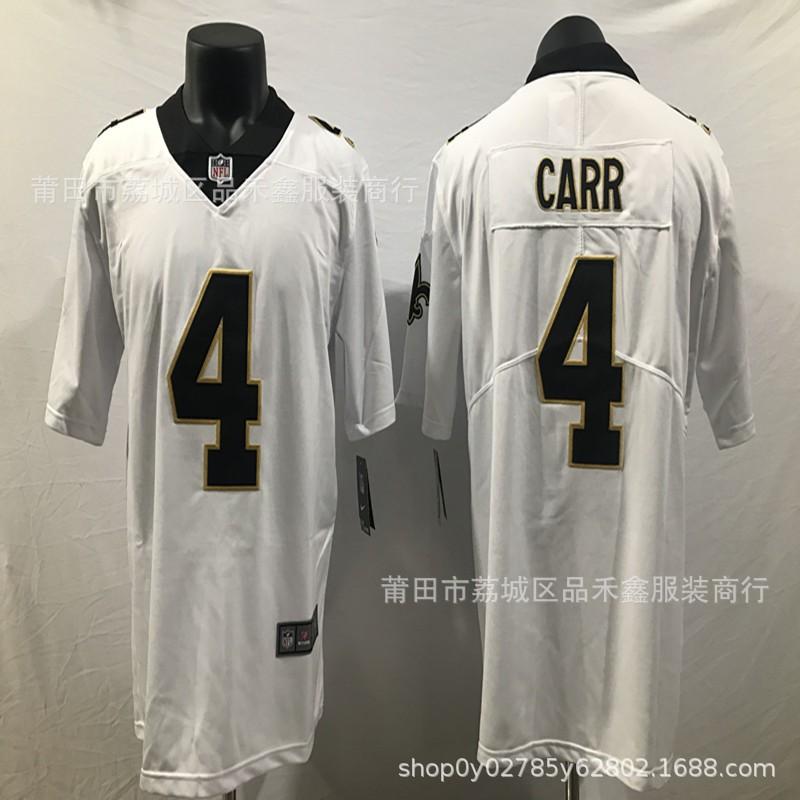 New Orleans Saints Derek Carr 4 Mens Football Jersey Team Sports Fan Apparel