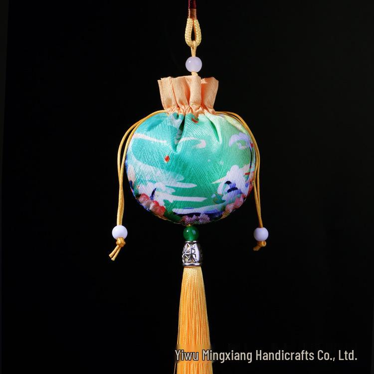Chinese Mugwort Sachet: Traditional Herbal Mosquito Repellent Car Ornament - Dragon Boat Festival Pendant