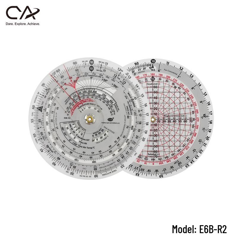 CYA Vector Disc Military & Aviation Navigation Ruler E6B-R2 Circular Scale 11cm