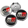 BFW1 4pcs/set Universal 60mm GR Emblem Car Wheel Center Cap Hub Covers Badge For Camry Innova Fortuner Rav4 Tacoma Yaris Corolla