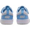 Nike Court Borough Synthetic Leather Low top Kids' Skateboarding Shoes Blue Gray Children Aged 3 7 Years Old DV5457-128