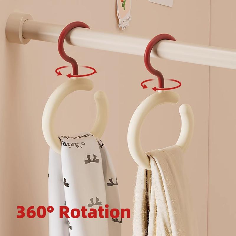 Dopamin Haken Multifunktional Drehbar Nicht Perforiert Schal Hut Tasche Aufhänger Kreisförmiger Schal Ausstellungsständer