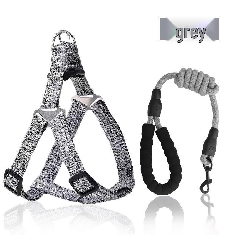 Adjustable Anti-Pull Dog Harness & Leash Set