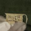 US ARMY 70s Vintage DSA Long sleeve Military shirt 16 1/2 K34 khaki Men's Used