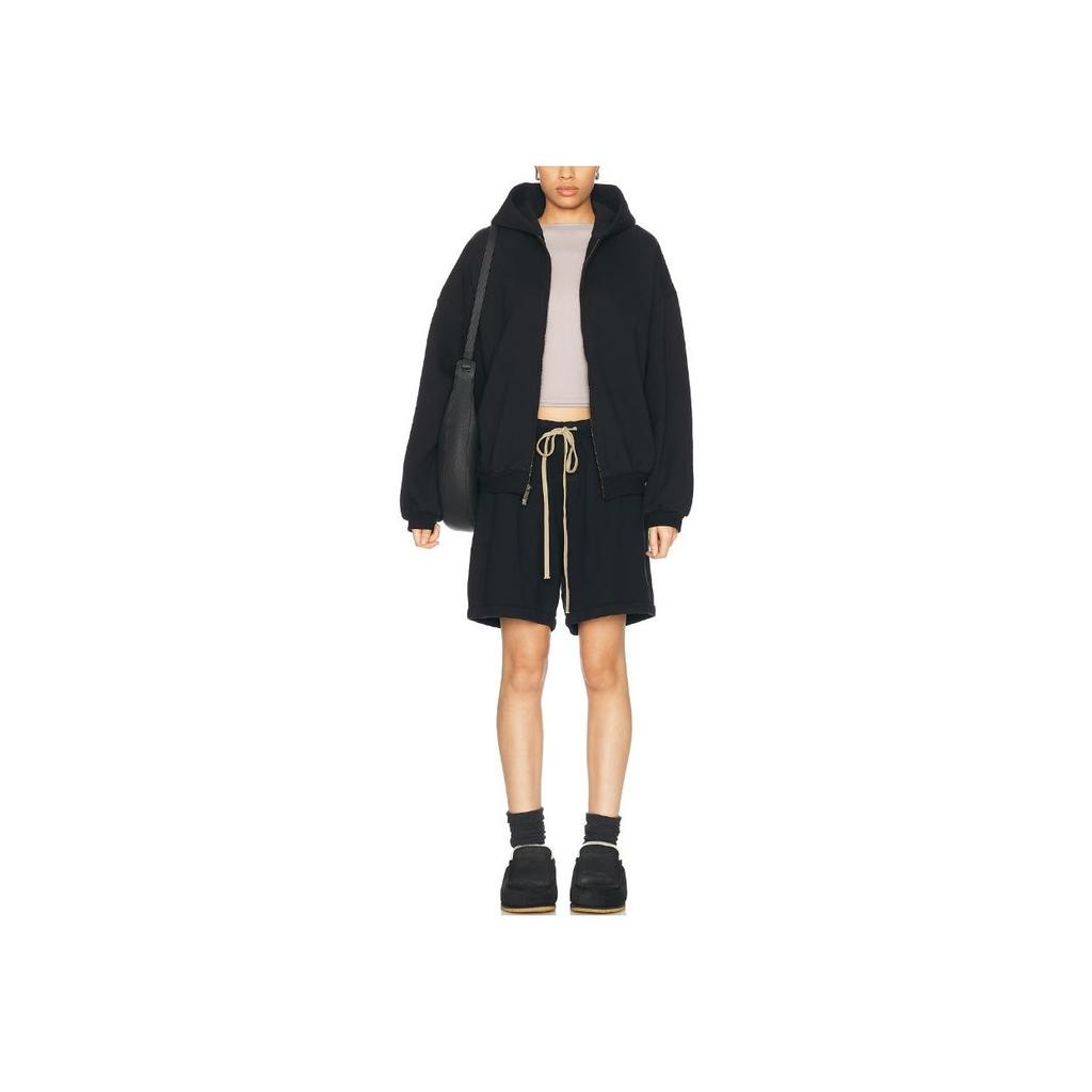 Fear of God Essentials Heavy Fleece Soccer Short Black Men Bottoms 160BT244310F