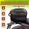 Multi-Function LED Motorcycle Helmet Storage Bag Multi-Function Tail Bag Waterproof  With Anti-Theft Password Lock