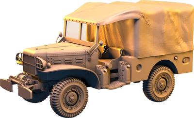IDAP Technology 1/72 Scale American Dodge WC51 Small Freight Truck 3D Printer Kit PD72044