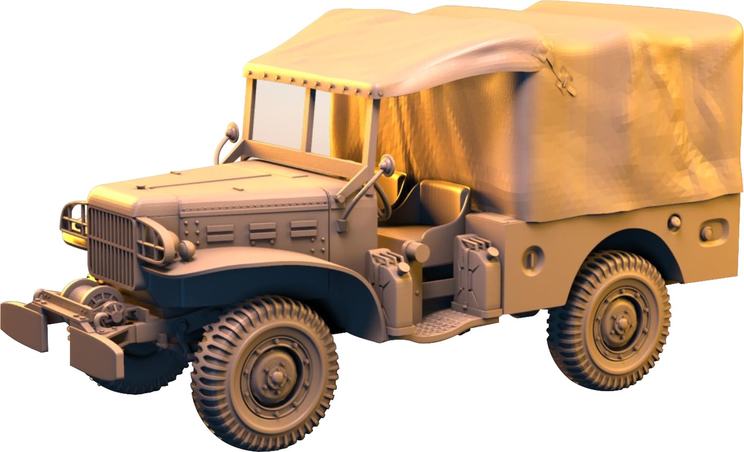 IDAP Technology Масштаб 1/72 Американский малый грузовик Dodge WC51 Набор для 3D-принтера PD72044