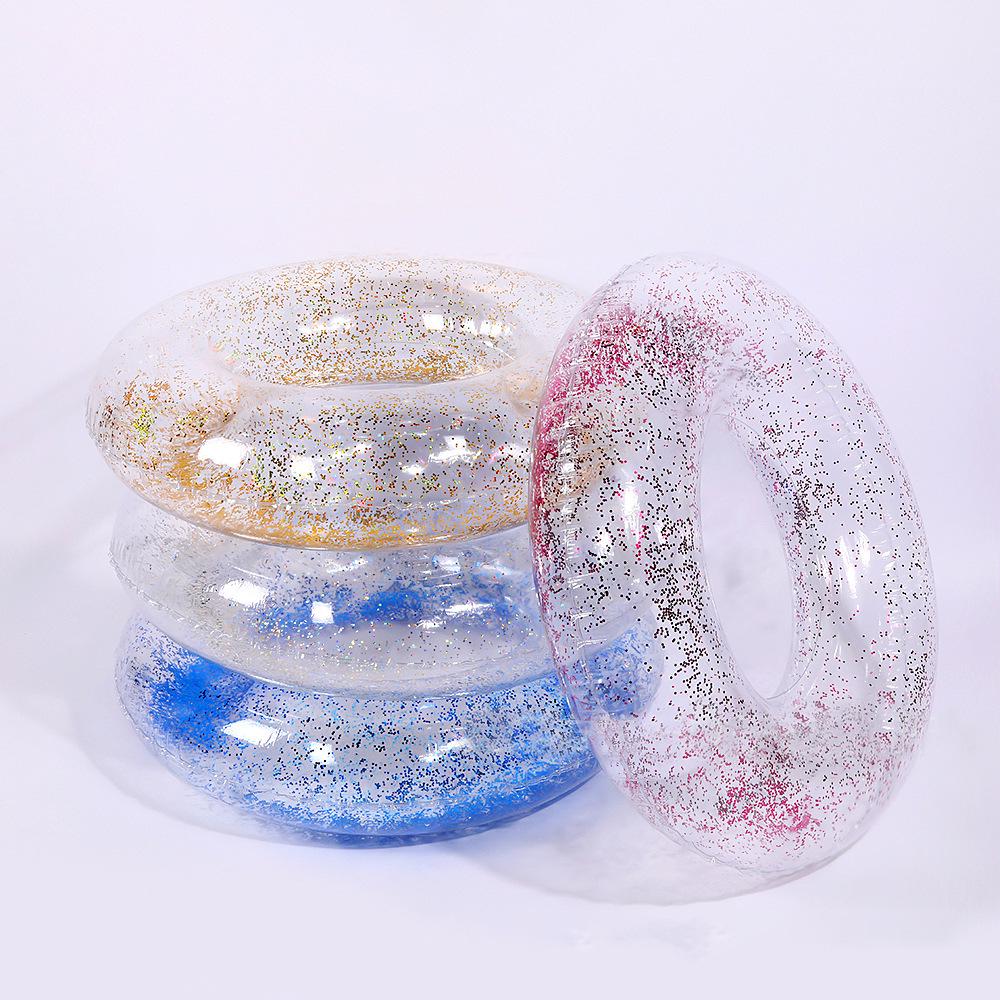 Cartoon Anti-Rollover Thickened PVC Underarm Swimming Ring for Kids - Eco-Friendly and Safe Lifebuoy