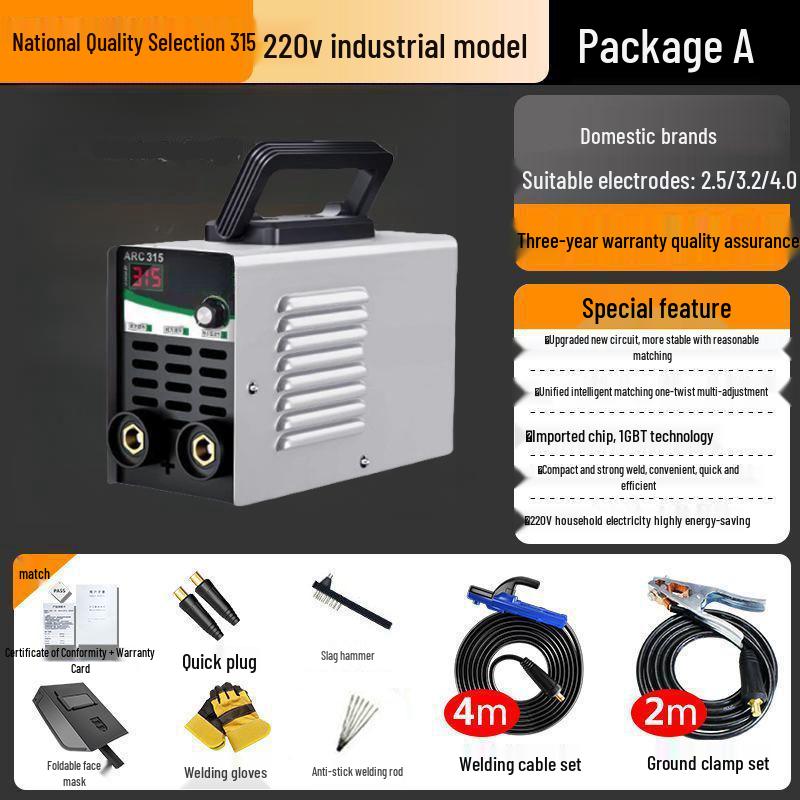 270 MIG/TIG/Stick Welder: 3-in-1 Household Machine, 220V for Small Projects