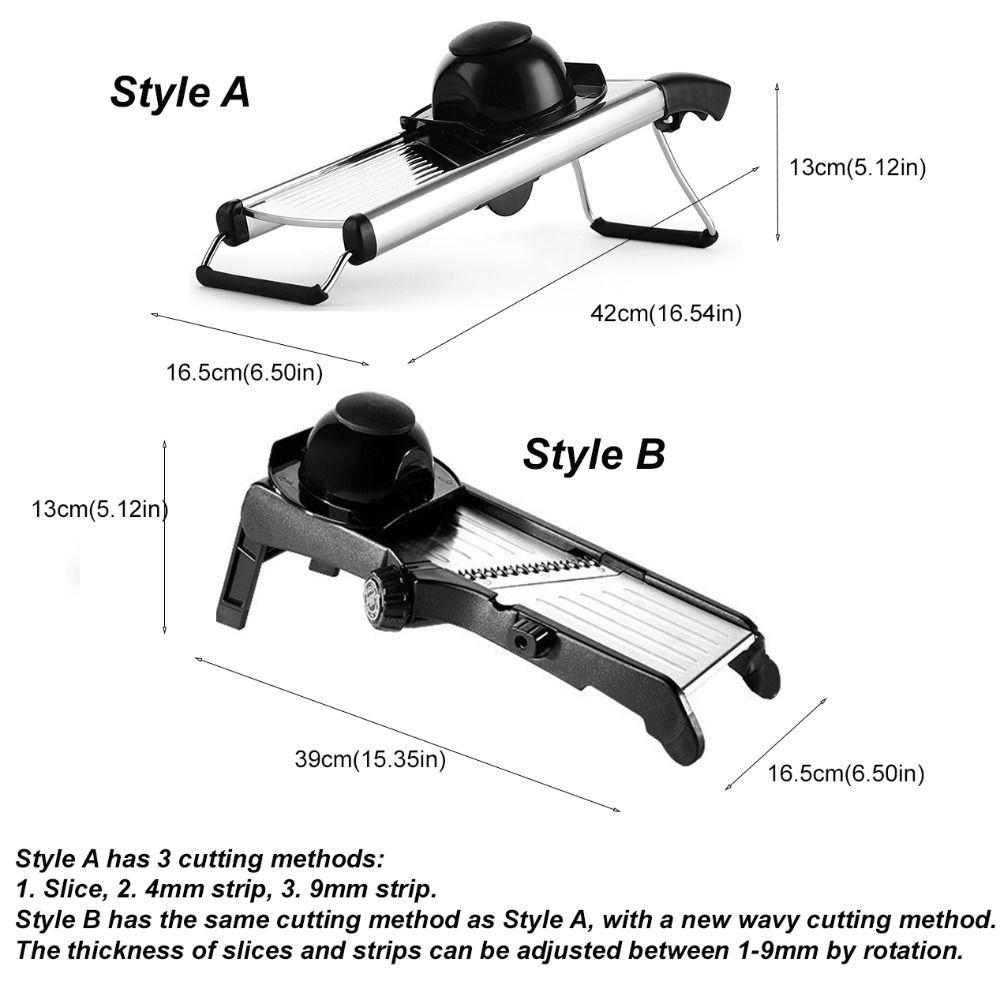 Verstellbarer Gemüseschneider Edelstahl Gemüsehacker Haushalt Gemüseschneider Karotte