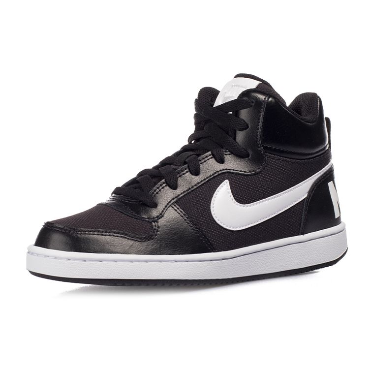 Nike Mid Pe Slip Resistant Shock Absorption High Top Kids Skate Shoes Kids Skate Shoes Black BV1607-001
