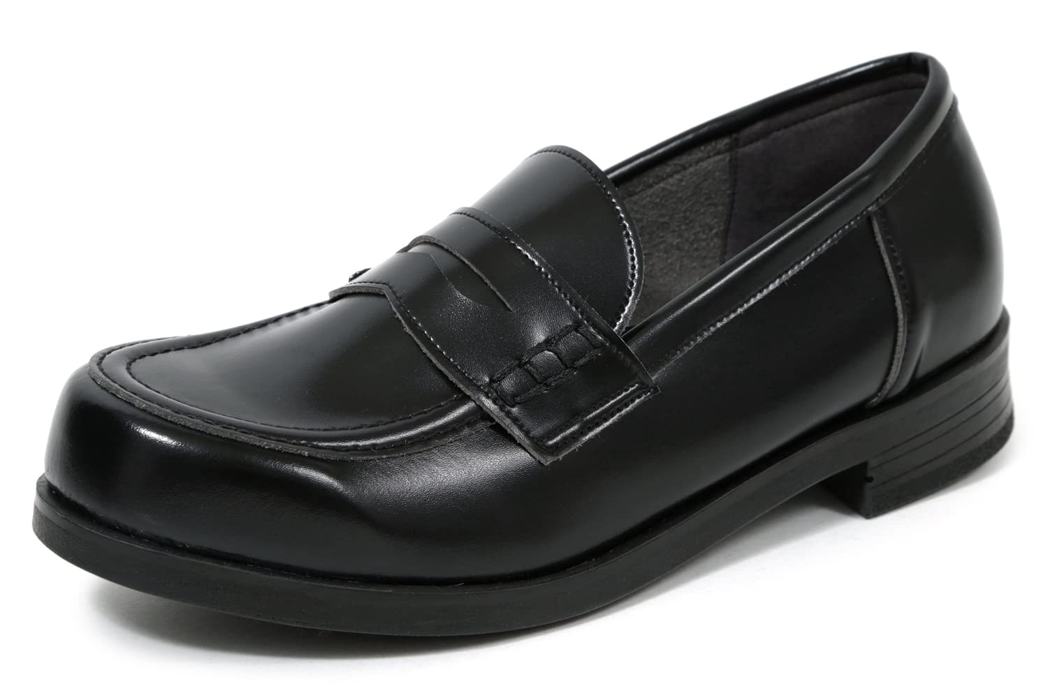

[Akiriko] P.LOFERS Japanese-made loafers, soft faux leather, simple design, basic style, antibacterial and deodorizing material (Fermare), fits sizes