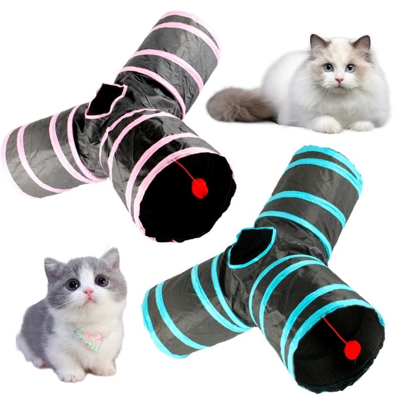 Collapsible Tunnels Tube Playing- Tunnel with Pendant Hideaway Tent