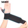 AOLIKES 1PCS Adjustable Opening Design Weight Lifting Wristband Wrist Support Brace Straps Wraps 1