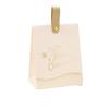10PCS with Leather Handles Merry Christmas Candy Gift Box Hot-Stamped Cookie Package Bag  Banquet