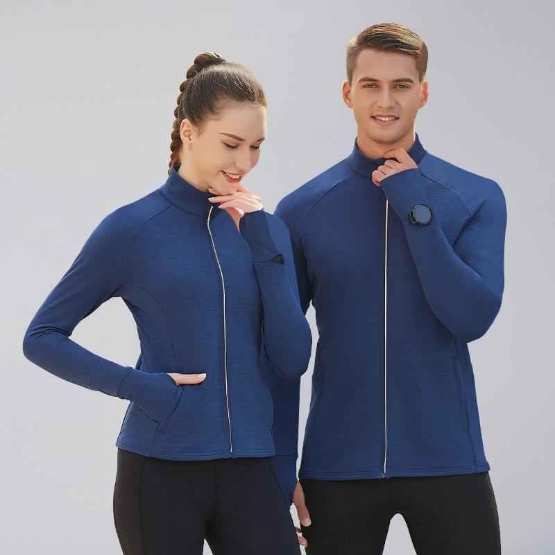 Men's Spring Autumn Sports Jacket Zipper Sweatshirt Long Sleeve Outdoor Fitness Training Running Casual Top