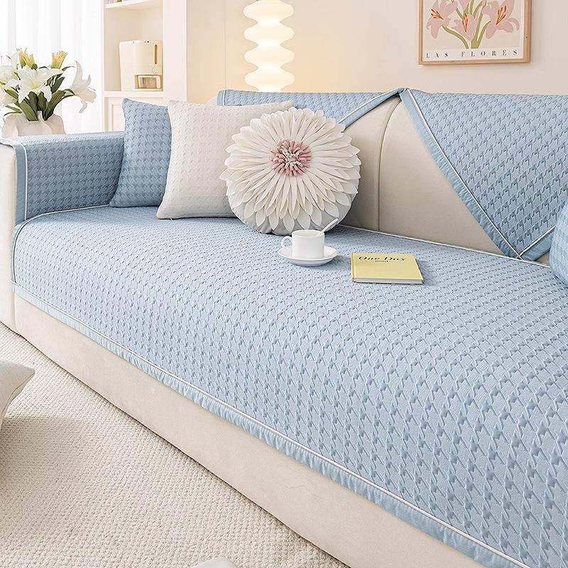 Summer And Summer Qiandongge Cool Doudou Sofa Cushion All-Inclusive Sofa Cover Cool Cover Cloth Non-Slip Sofa Seat Cushion