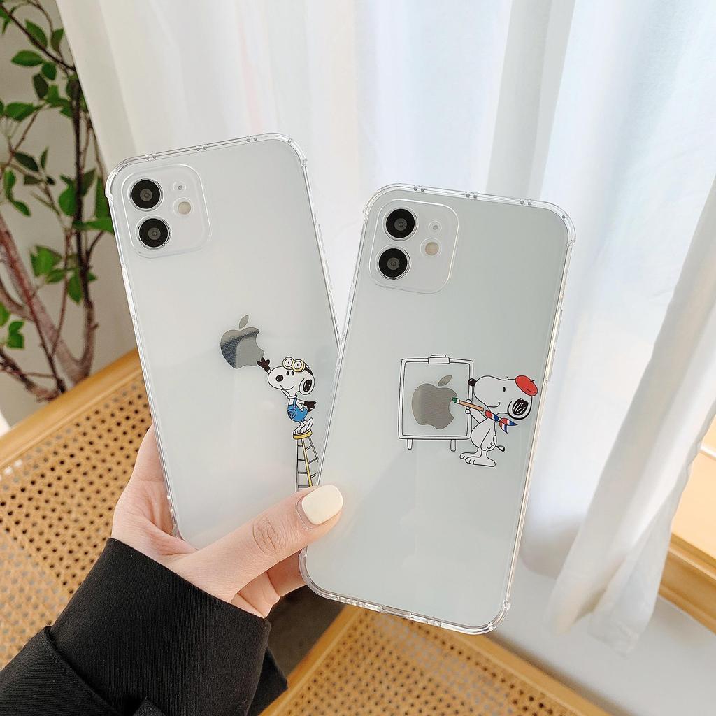 Buy Tpu Dog Funny Cute Cartoon Clear Case For Iphone 6s 7 8 Xs Xr 11 11 Pro 12 Mini 12 Pro Max Fun Kawaii Animal Soft Protective Shockproof Cover Case At