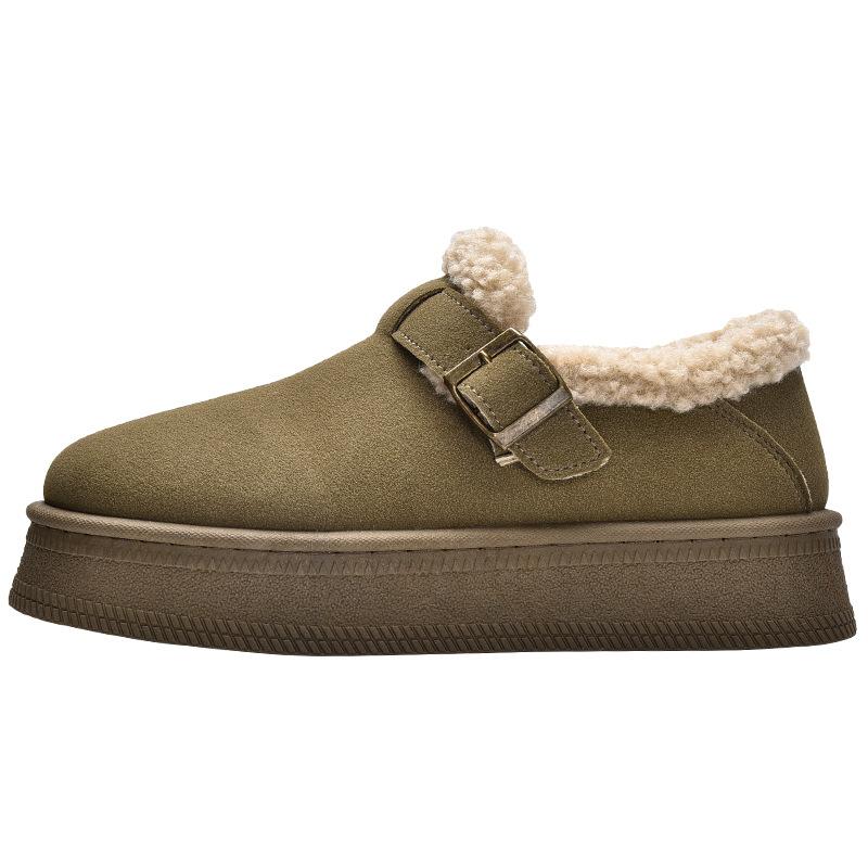 

Winter new fluffy shoes women s platform plush cotton shoes snow boots 2667 40