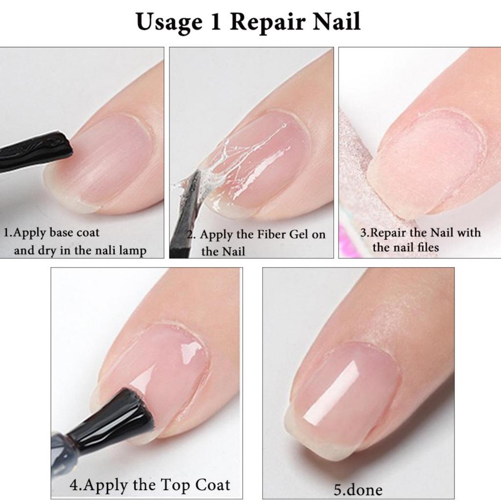 Cracked Nail  Gel Natural Nail  Kit