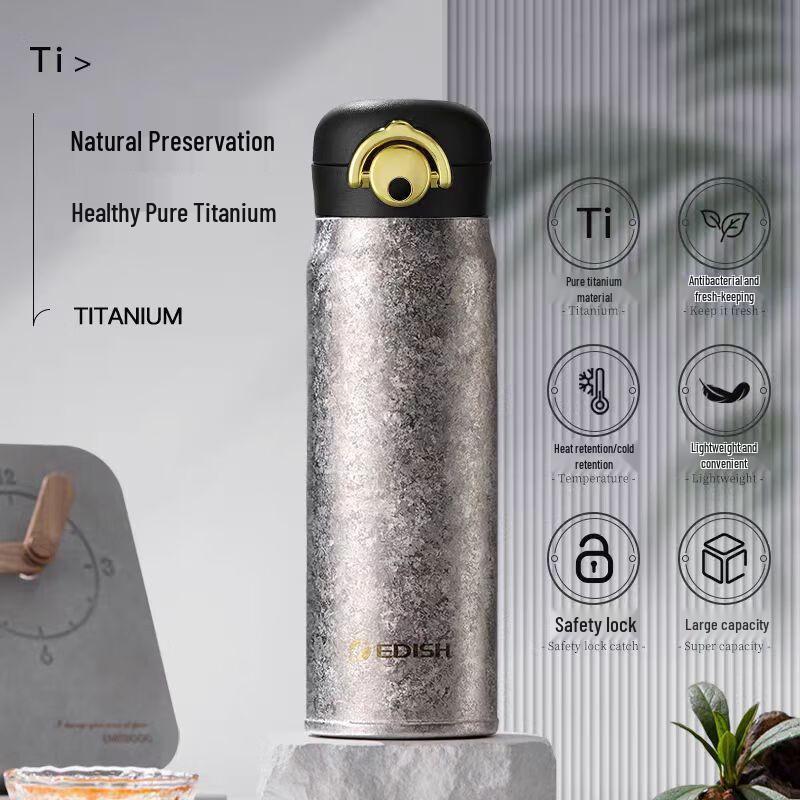 One Drop Water Titanium Insulated Water Bottle