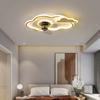 Nordic Indoor Ceiling Fan Lamp Iron Golden Clouds Minimalist Children's Bedroom Fan Lights LED Lighting Kid Fixture 110V 220V